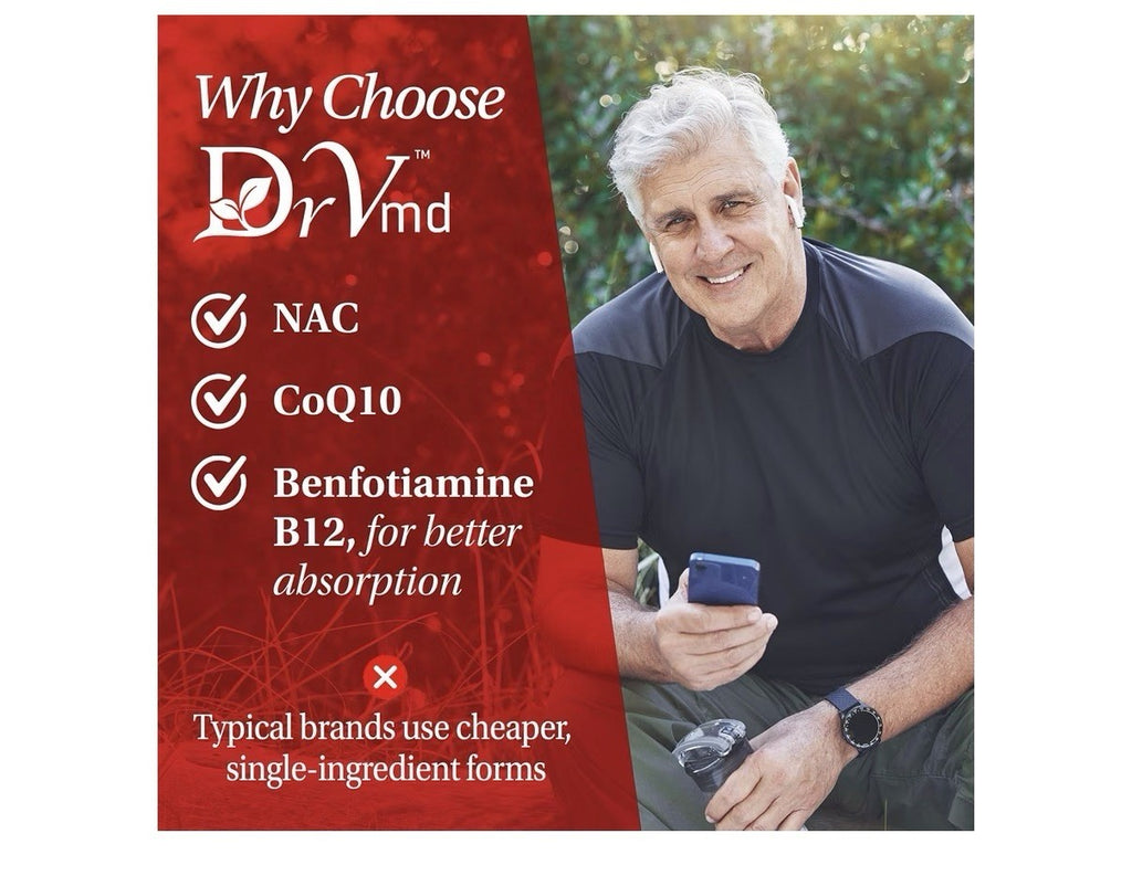 DrVmd Healthy Blood Flow Vascular Control Circulation Heart Health Energy 180cap