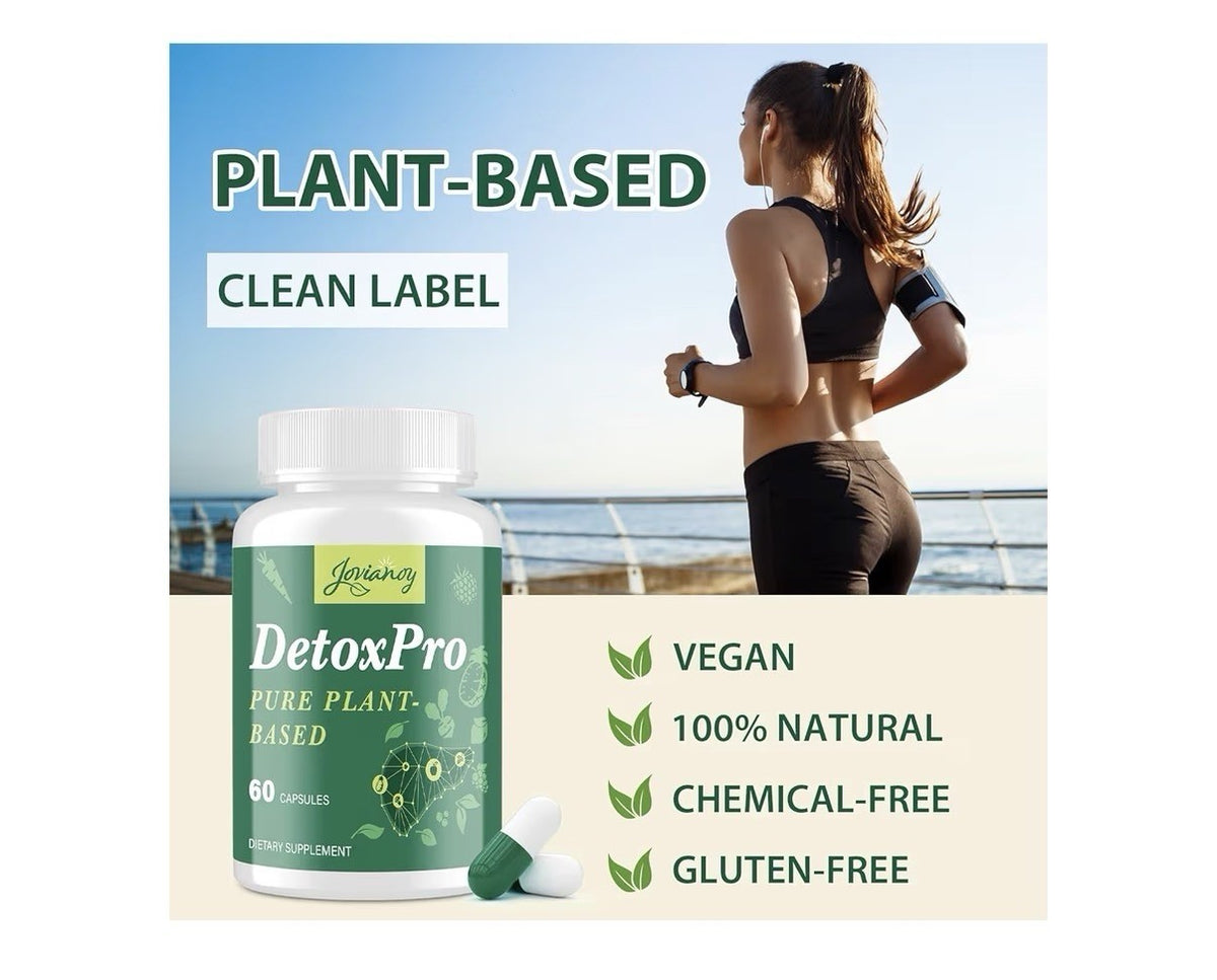Jovianoy DetoxPro 1000 MG Detox & Cleanse 26-in-1 Pure Plan Based Formula 2 Pack
