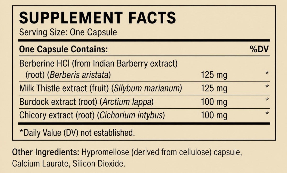 THORNE Liver Cleanse Botanical Support for Detoxification 60 Capsules