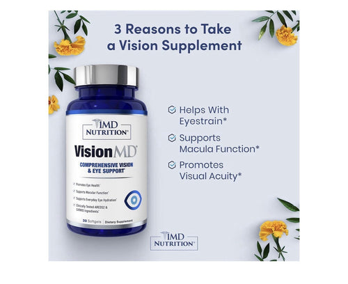 1MD Nutrition VisionMD Comprehensive Vision & Eye Support Macular Function 30sg