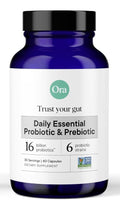 Ora Trust Your Gut Probiotic Prebiotic 16 Billion Probiotic 6 Probiotic Strains