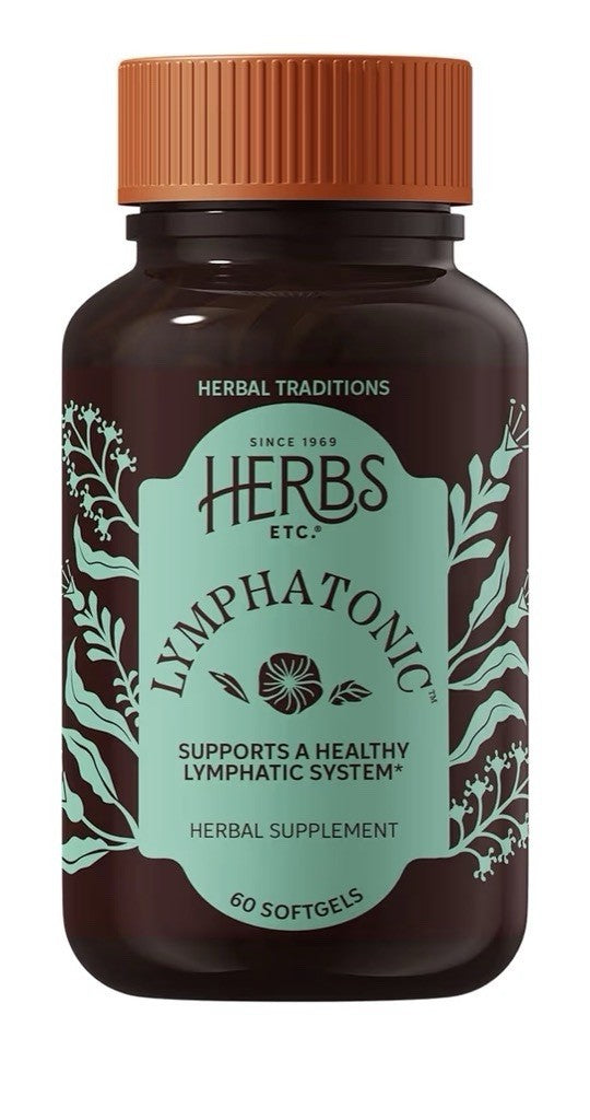 Herbs Etc. Lymphatonic Support Healthy Lymphatic System Herbal Supplement 60sgel