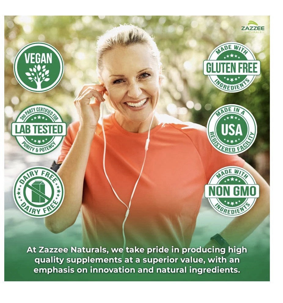 Zazzee Organic Cranberry Healthy Urinary Tracy Support 100 Day Supply 100Capsule