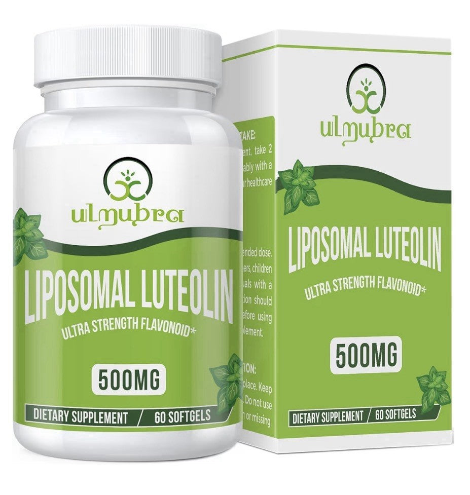 Ulmubra Liposomal Luteolin 500MG Maximum Absorption Potent Flavonoid 60 Softgels