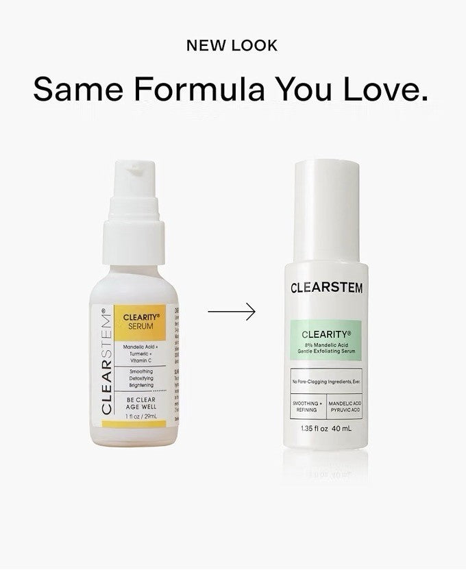 CLEARSTEM CLEARITY Mandelic Acid Serum Gentle Exfoliating Serum All Skin Types