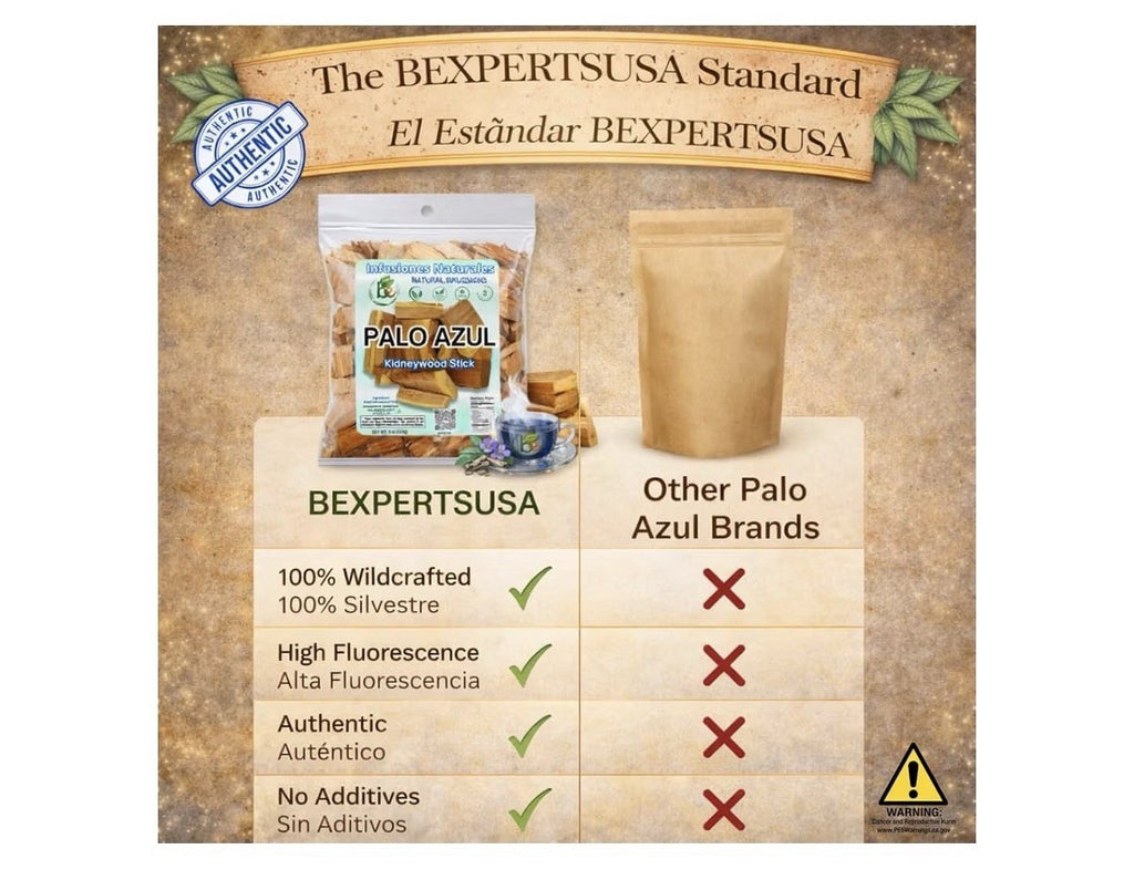 B-Experts Palo Azul Natural Herbal Tea Eysenhardtia Polystachya 4 oz
