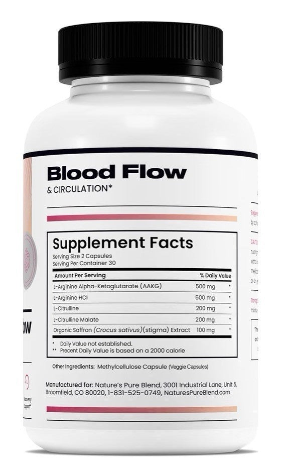 NPB Nitric Oxide Flow Healthy Heart Circulation Recovery Support For Women 60cap