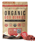 Nutrient Elements Goji Berries Certified USDA Organic, Raw, Sun-Dried 32oz