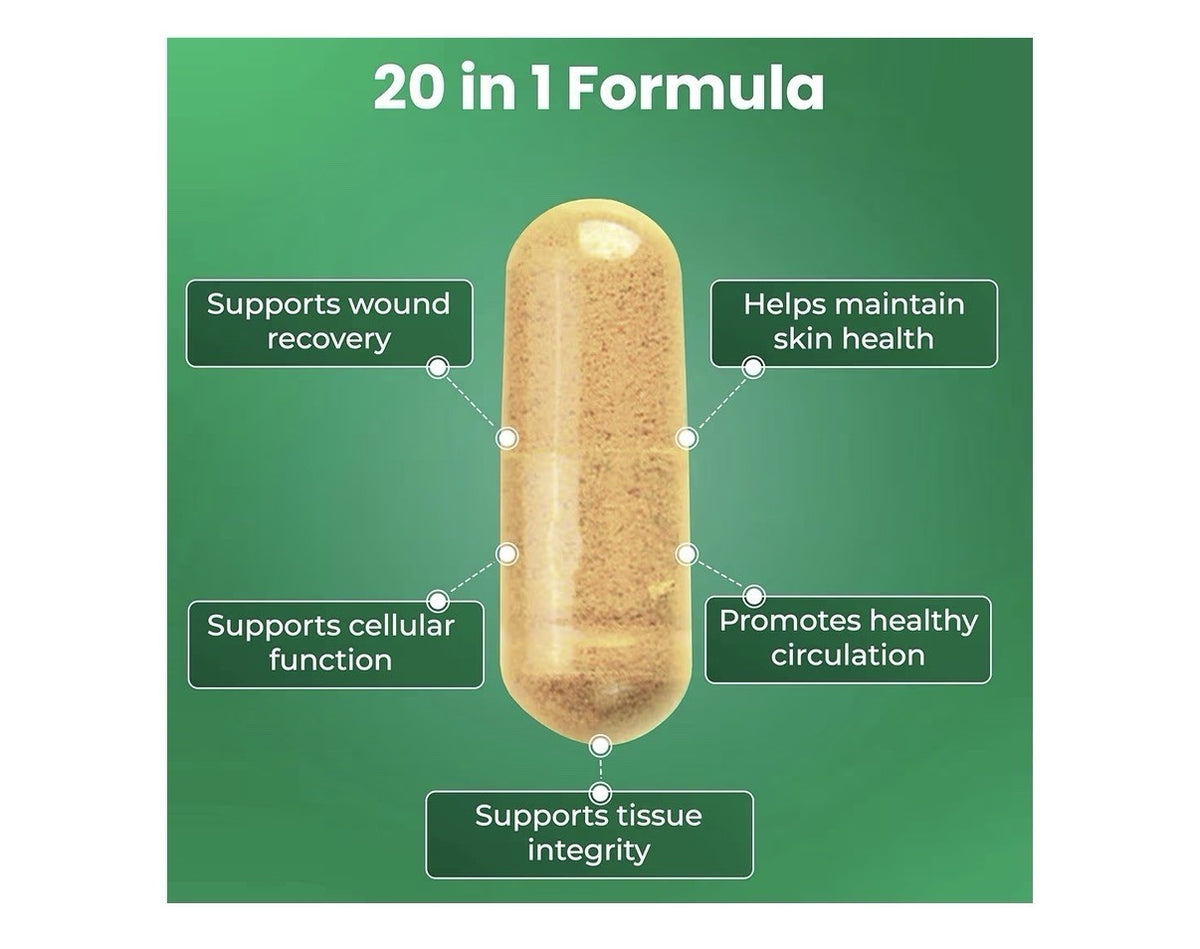 Free Life Labs WoundWorx Nutrition-Scar and Surgery Support Wound Care 90Capsule