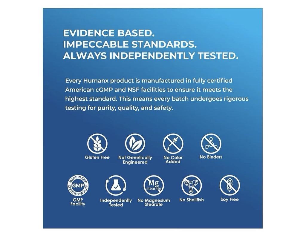 HUMANX Lactobacillus Gasseri & Reuteri+ 20 Billion CFU Organic Probiotics 30caps