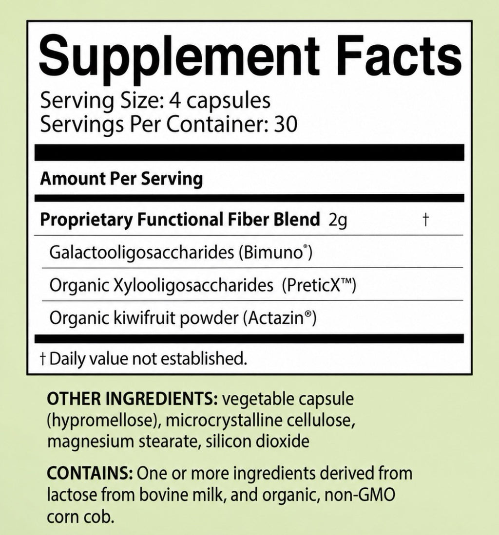 Just Thrive PREbiotic Nourishes Beneficial gut Bacteria Helarhy Gatro Function