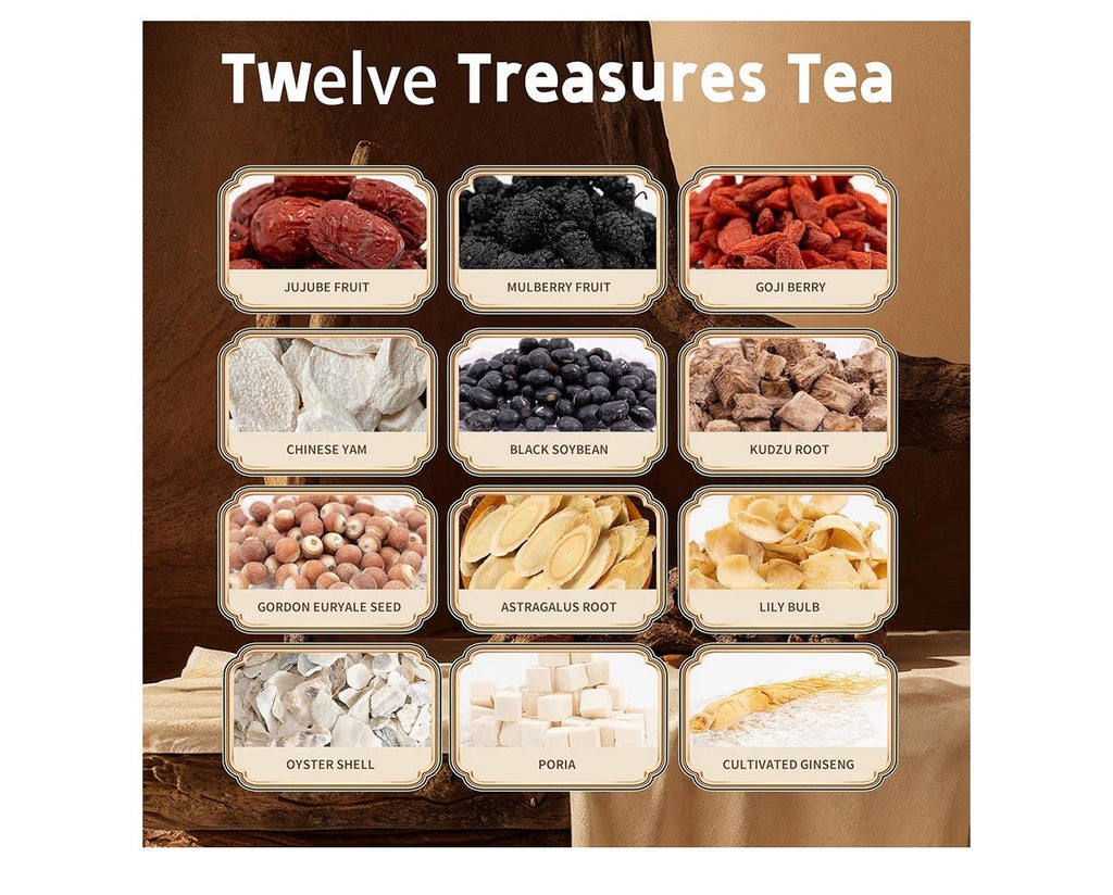MellowSoul Ginseng Twelve Treasure Tea Herbal Kidney Liver Cleanse Detox 30Tbags
