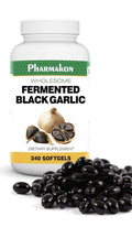 PHARMAKON Fermented Black Garlic Organic Black Aged Garlic Bioavailable 240sgel