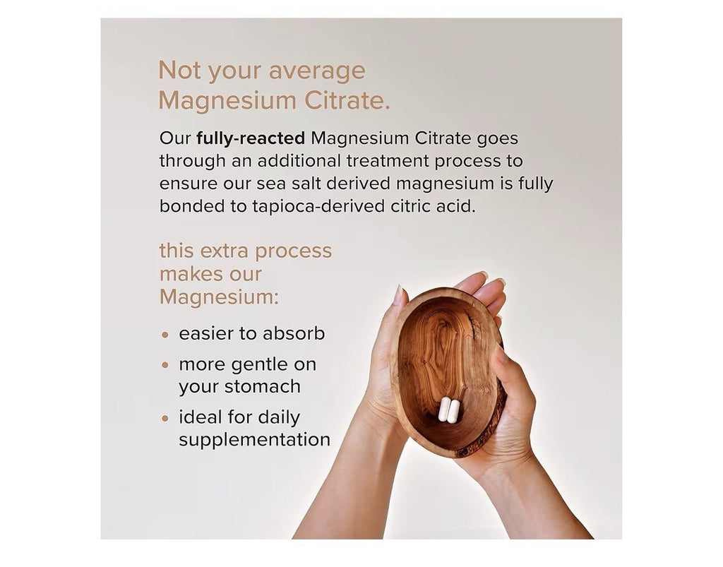 Rootcha Potent Pure Magnesium & Zinc Complex Fully Reacted Magnesium 120Capsules