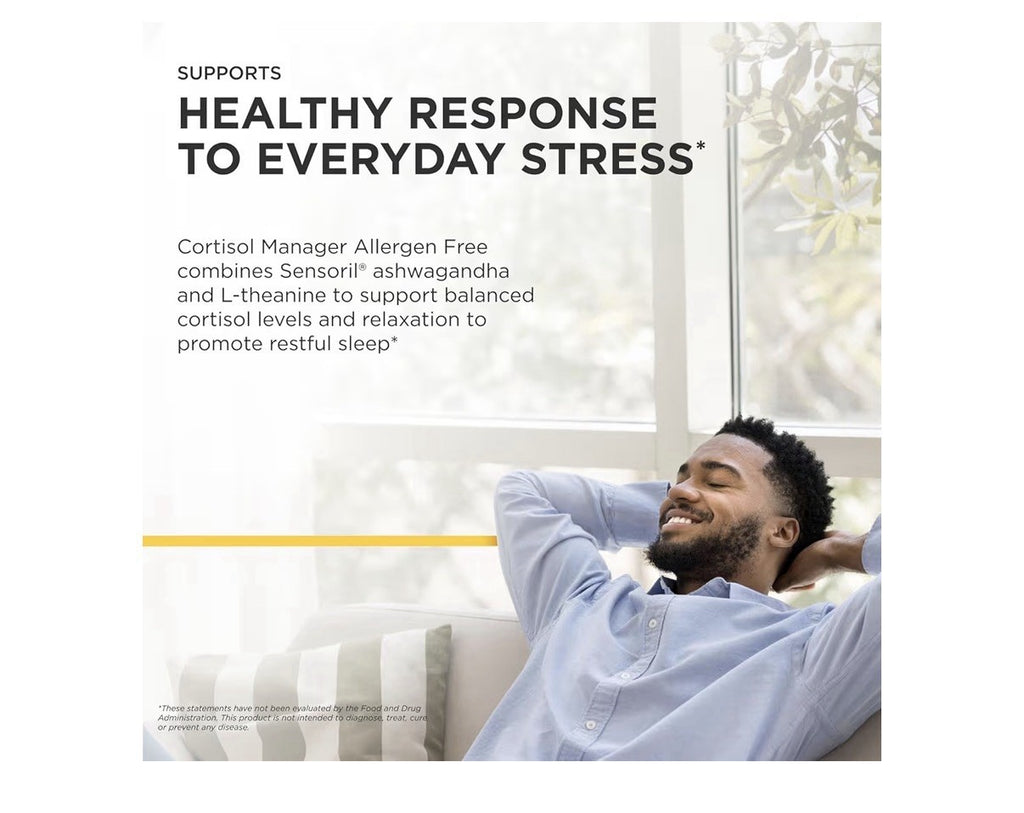 Integrative Therapeutics Cortisol Manager Allergen Free Adrenal Health 90capsule