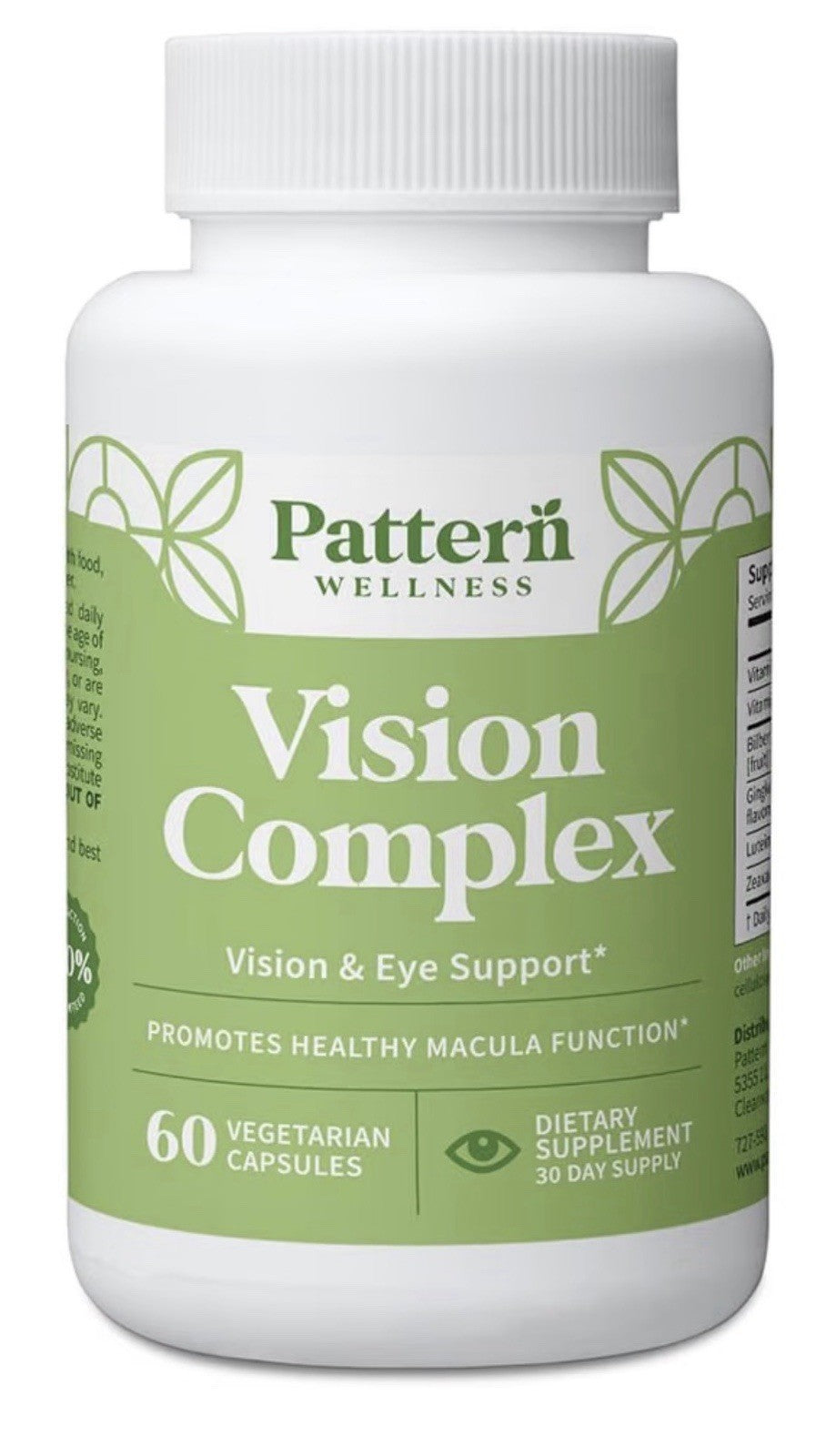 Pattern Wellness Vision Complex Vision & Eye Support Health Macula Function 60ca