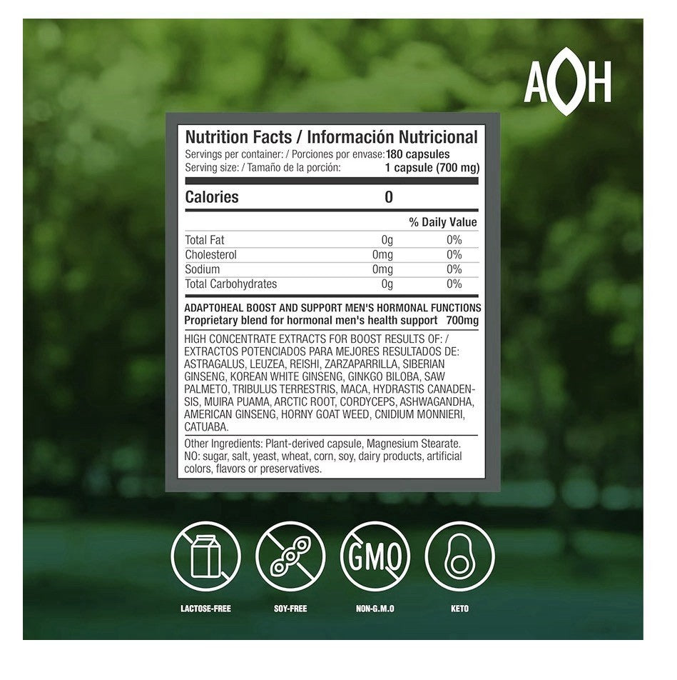 ADAPTOHEAL MENHEAL Urinary Health Prostate Support Supplement for Men 180capsule