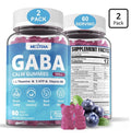 2 Pack Nextdia GABA Calm Gummies 500 mg with L Theanine 5-HTP Vitamins B6
