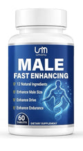 Umanu Male Fast Enhancing for Blood Flow Length Girth Stamina 60 Tablets