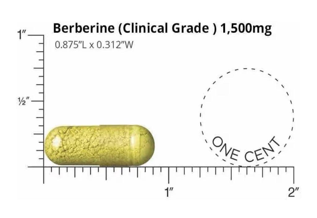 2 Pack DOCTORS' PREFERRED Berberine Clinical Grade Dietary Supplement
