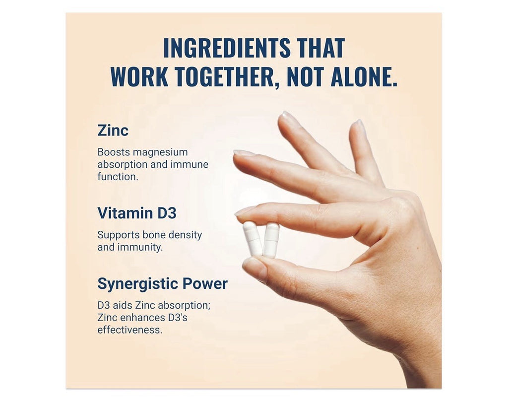Live Conscious Magwell Magnesium Glycinate, Malate & Citrate Women & Men 2 Pack