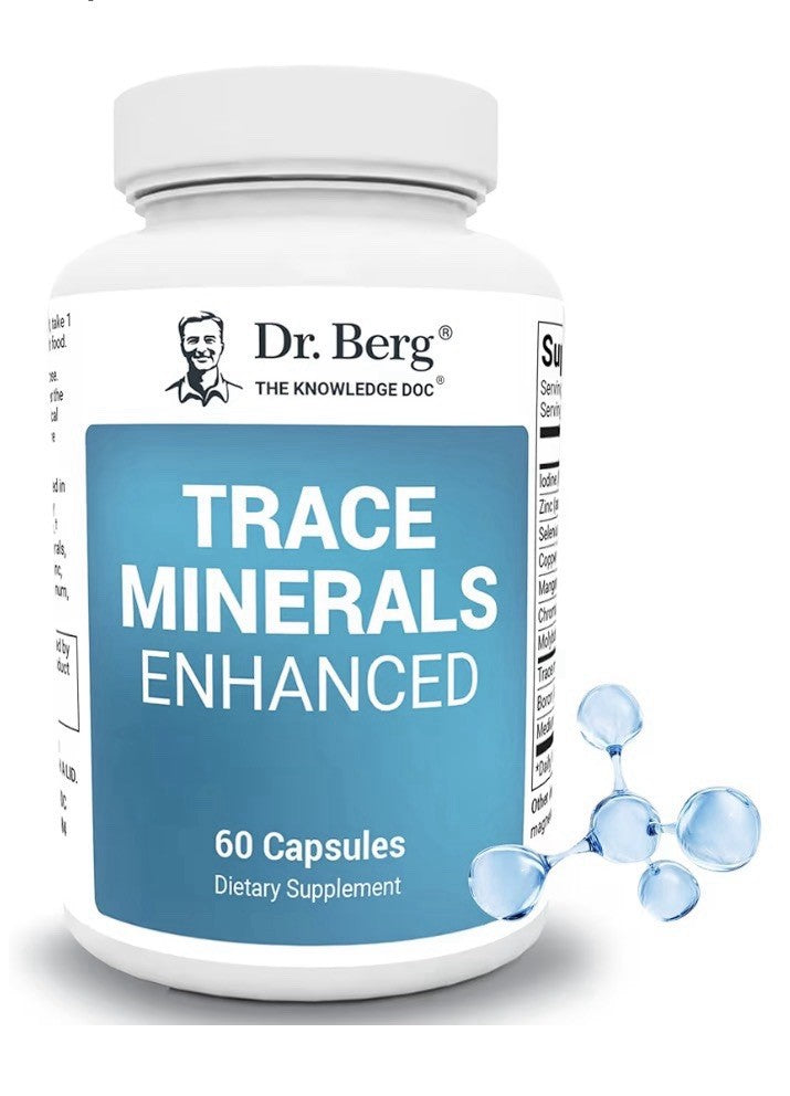 Dr. Berg Trace Minerals Enhanced 60 Capsules Dietary Supplement
