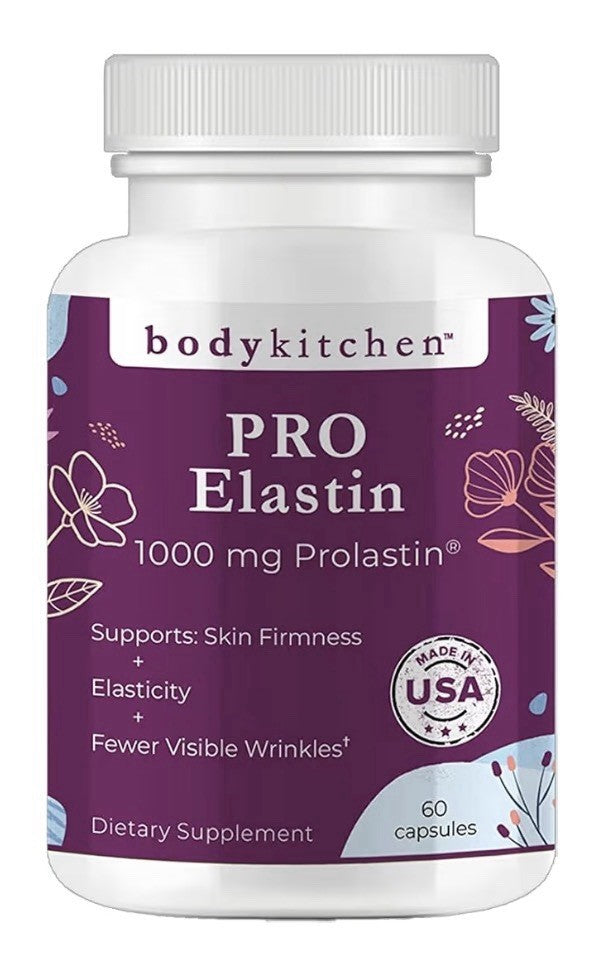 3 Pack Body Kitchen Pro-Elastin 1000 mg Supplement Help Reduce Signs Of Aging