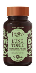 Herbs Etc. Lung Tonic Herbal Supplement Clear Breathing Bronchial Health 60sgel