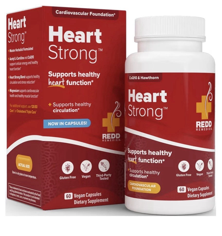 Redd Remedies Heart Strong Healthy Heart Function Circulation Support 60 Capsule