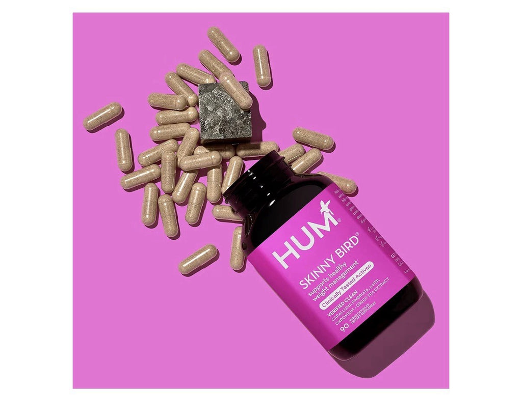 HUM Skinny Bird Healthy Weight Management Support Women Green Tea Extract 90caps