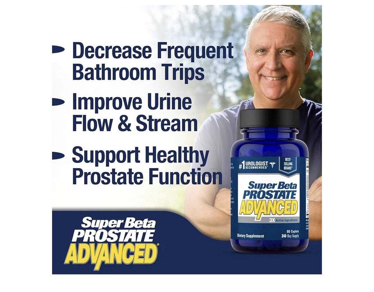 SUPER BETA PROSTATE Advanced For Men Prostate Bladder Health Better Sleep 3 Pack