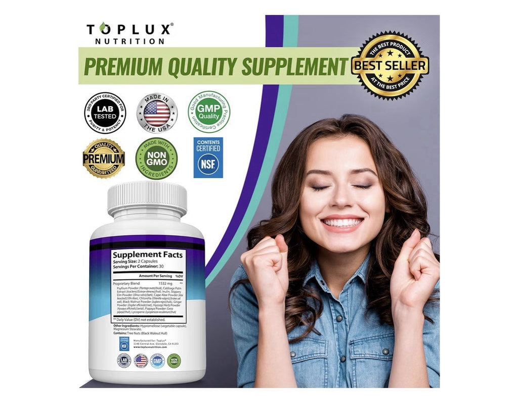 Toplux Keto Detox Total Cleansing Complex 1532 Mg Natural Detox 2 Pack