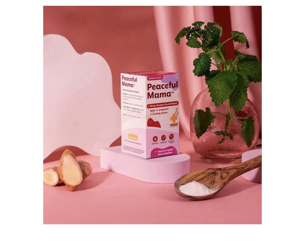 Redd Remedies Peaceful Mama Stress Sleep Mood Support For Women 30 Capsules