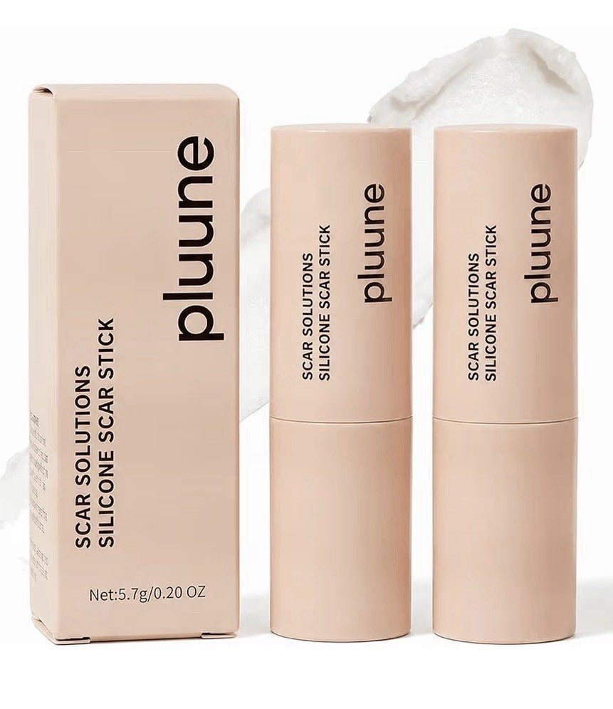 Pluune Scar Solutions Silicon Scar Stick Old Scars Acne & Stretch Marks 2 Sticks