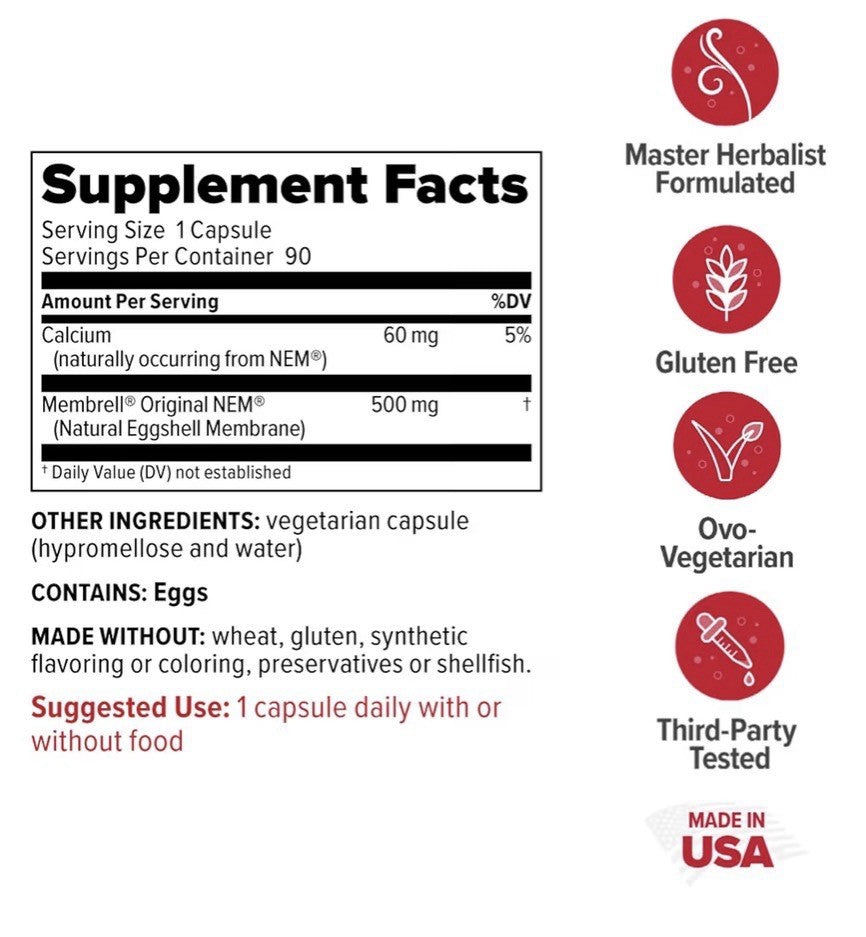Redd Remedies Joint Health Original Helps Strengthen Connective Cartilage 90caps