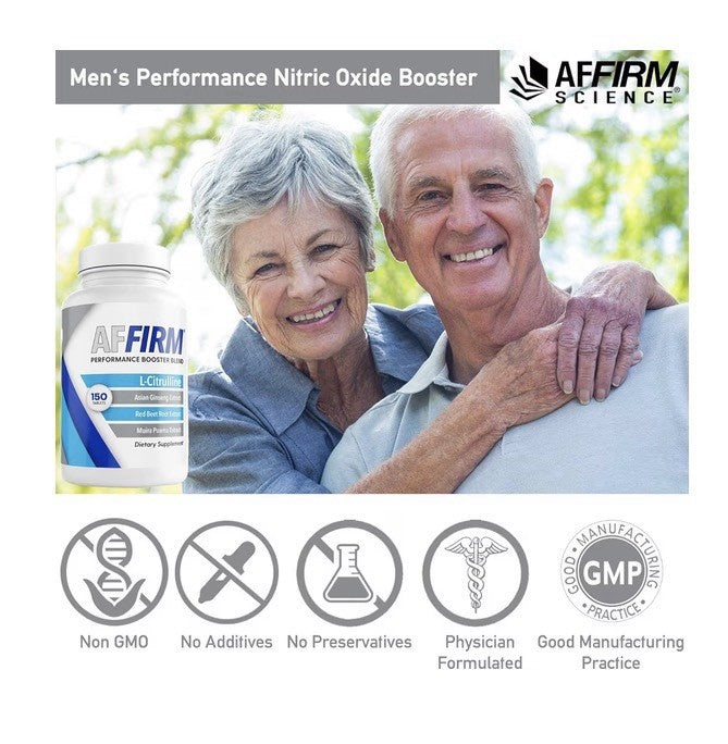 Affirm Performance Booster Blend Increase Blood Circulation Stamina Men 150 Tabs