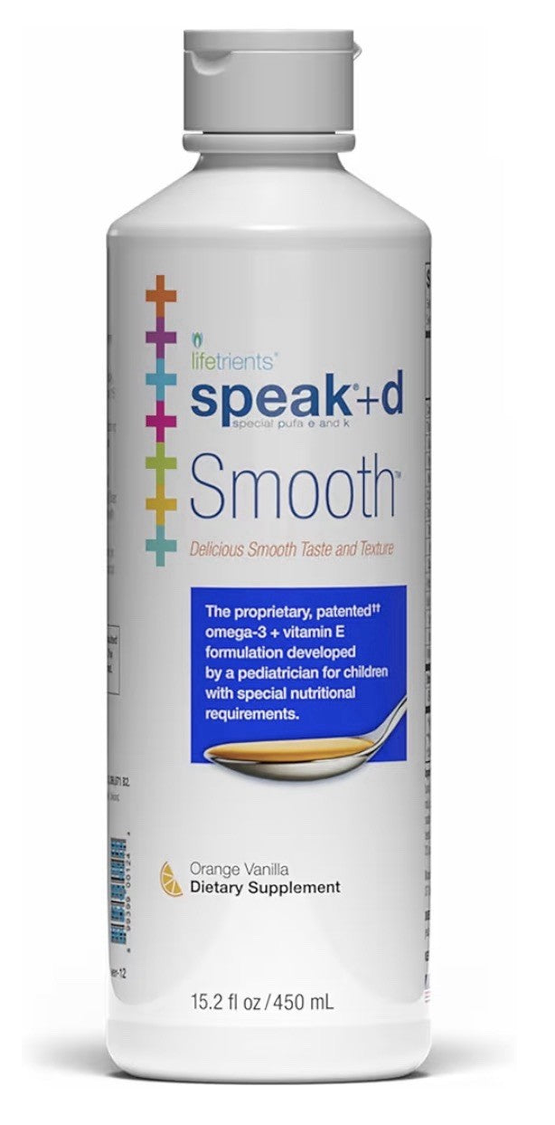 Lifetrients Speak + D Smooth Omega-3 + Vitamin E Vitamin D3 For Children 15.2oz