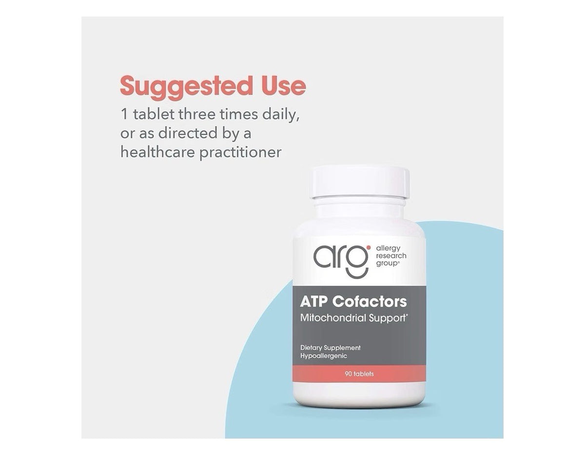 ARG ATP Cofactors Mitochondrial Support 90 Tablets