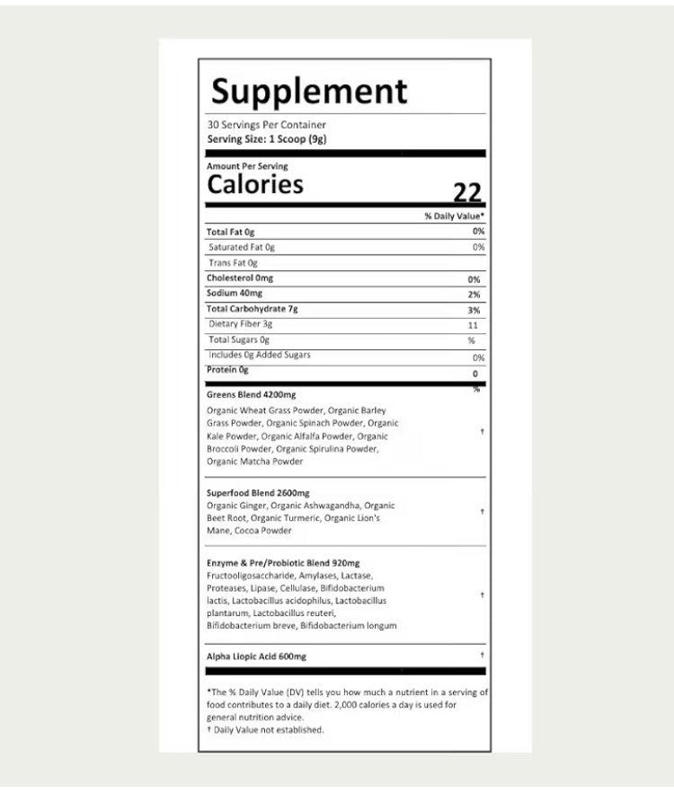 The Nerve Brand Neuropathy Blend Powder Nerve Health 30 Servings Chocolate