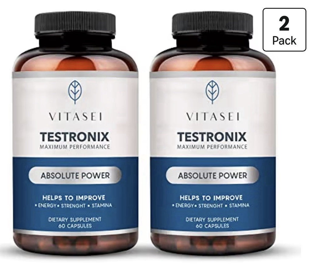 VITASEI Testronix Maximum Performance & Muscle Supplement 2 Pack
