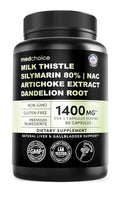 medchoice Milk Thistle Liver Support Supplement w/ NAC Artichoke Dandelion 90cap