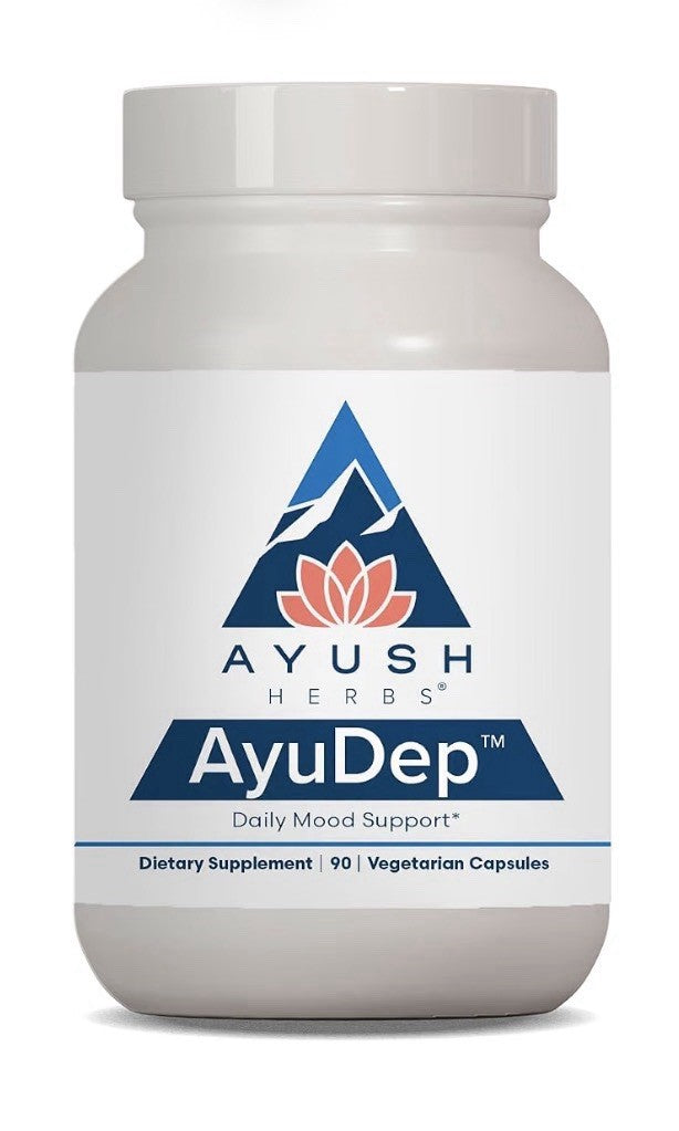 Ayush Herbs AyuDep Daily Mood Support Saffron & Ashwagandha 90 Capsules