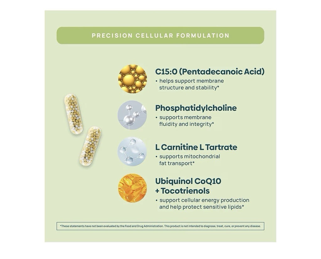 StayWell C15:0  Cellular Complex Pentadecanoic Acid Memberance Support 120 Caps