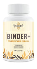 Resciency Binder+ Comprehensive Formula Detox Supplement Liver Gut Health 90caps