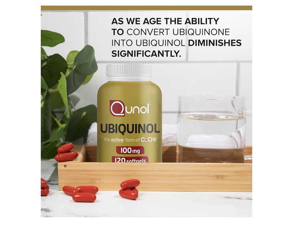 Qunol Ubiquinol CoQ10 200mg Antioxidant Heart Vascular Health Energy 120softgels