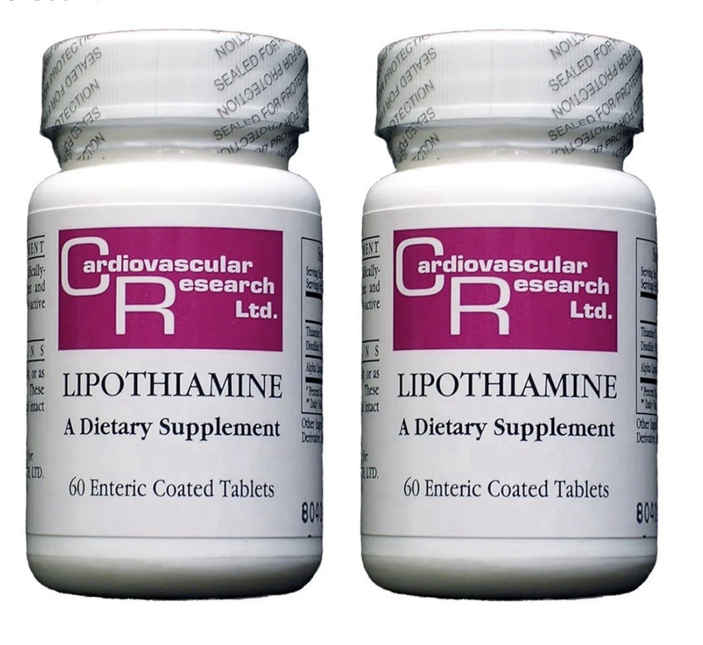 Cardiovascular Research Lipothiamine Vitamin Bl with Alpha-Lipoic Acid 2 Pack