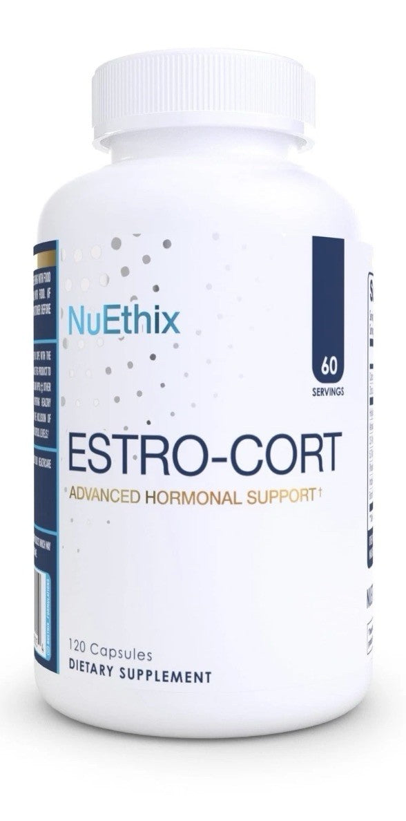 NuEthix Estro-Cort Advanced Hormonal Support Dietary Support 60 Capsules