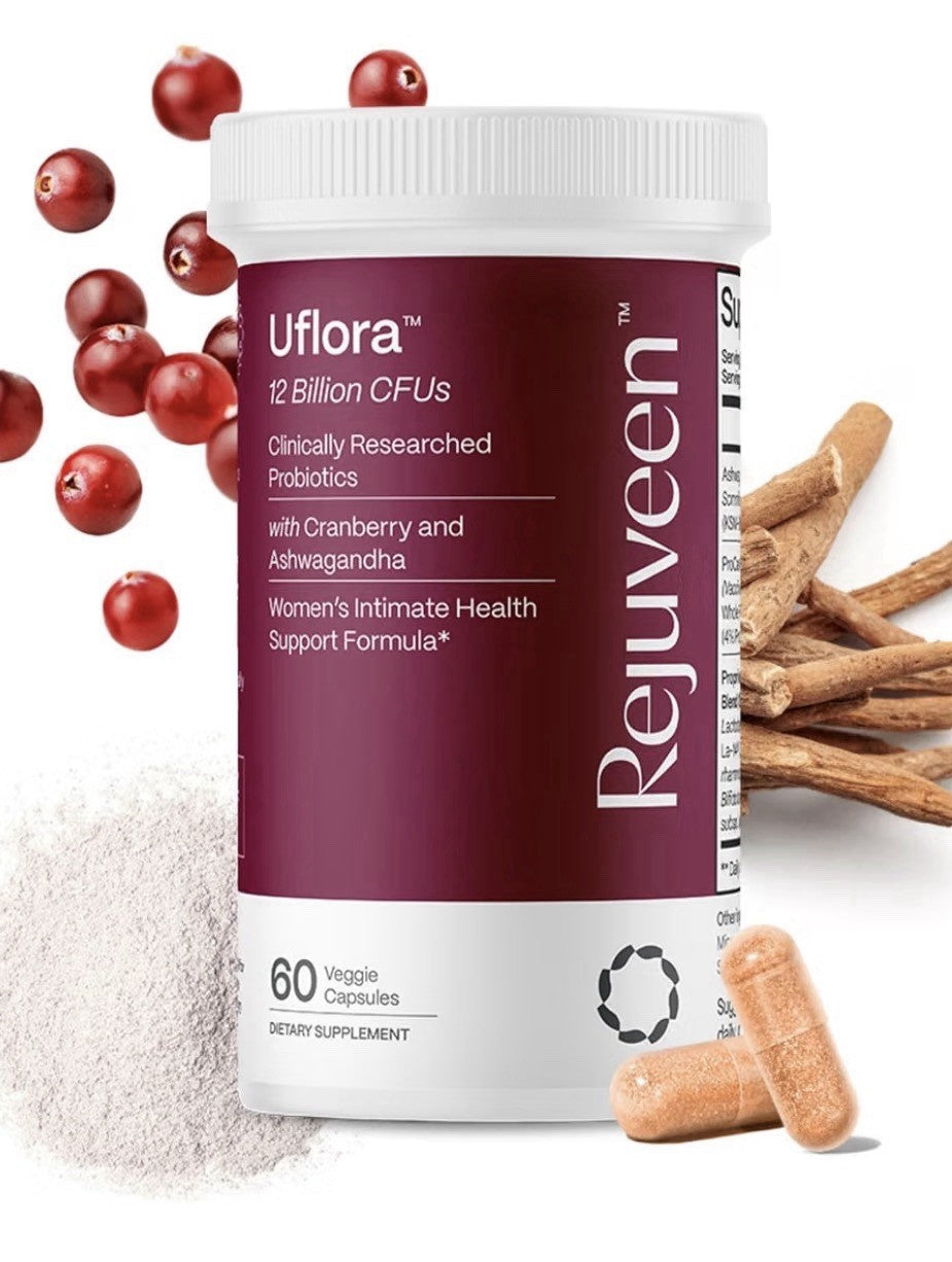 Rejuveen Uflora Vaginal Probiotics Women Support Vaginal Health Moisturizer 60ca