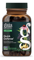  Gaia Herbs Quick Defense Fast-Acting Immune Support Supplement 80 Capsules