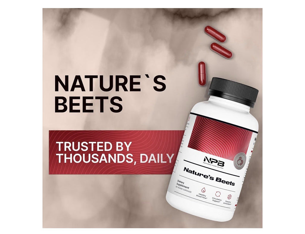 NPB Nature’s Beets Root Healthy Blood Flow Circulation Support Antioxidant 60cap